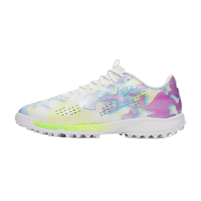 UA Unisex Blur Pro Lax Turf Lacrosse Shoes Green Color