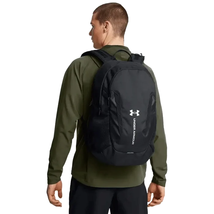 UA Unisex Hustle 6.0 Team Backpack Black Color