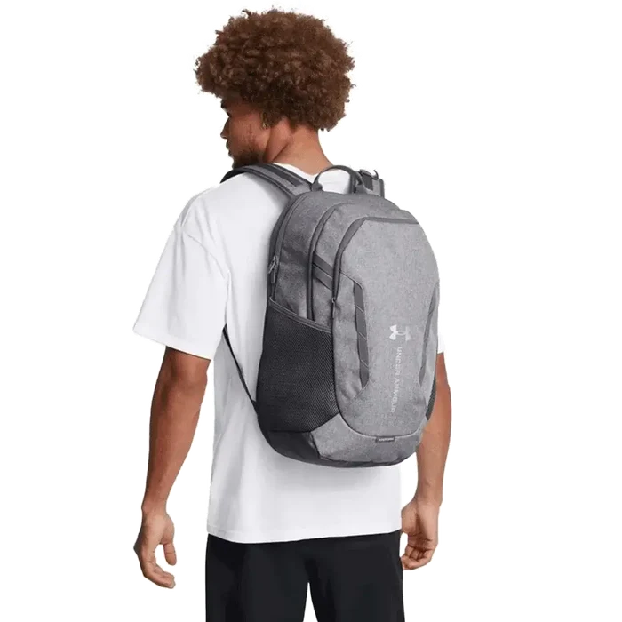 UA Unisex Hustle 6.0 Team Backpack Grey Color