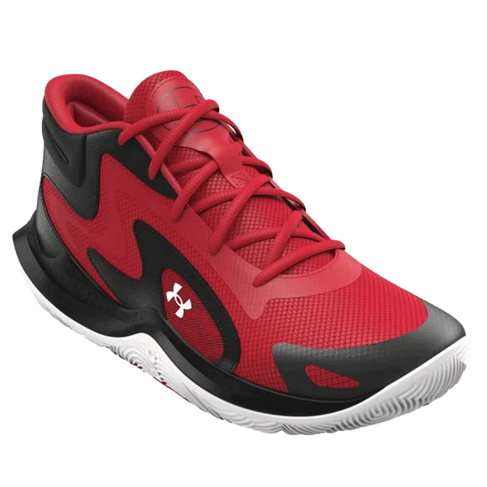 UAUnisexJet_25BasketballShoes Red color