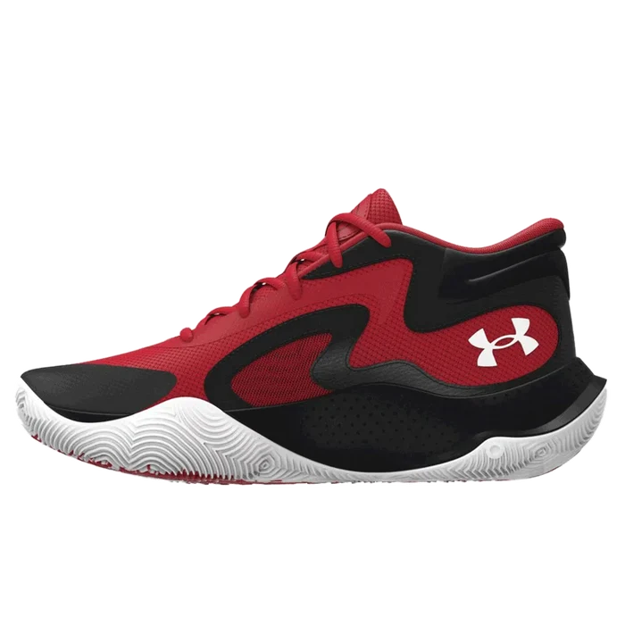 UAUnisexJet_25BasketballShoes Red color