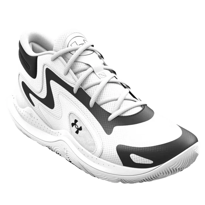 UAUnisexJet_25BasketballShoes White color
