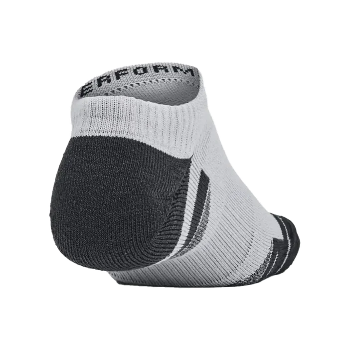 UA Unisex Performance Tech 6-Pack No Show Socks Grey Color