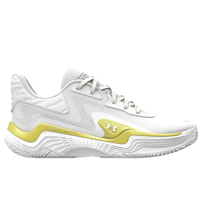 UAUnisexSpawn7BasketballShoes White color