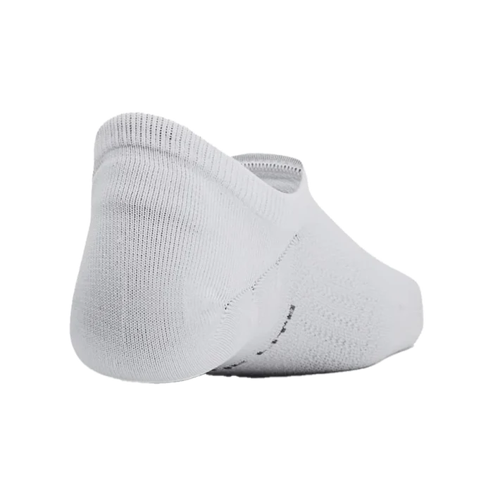 UA Women's Breathe Lite 6-Pack Liner Socks White Color