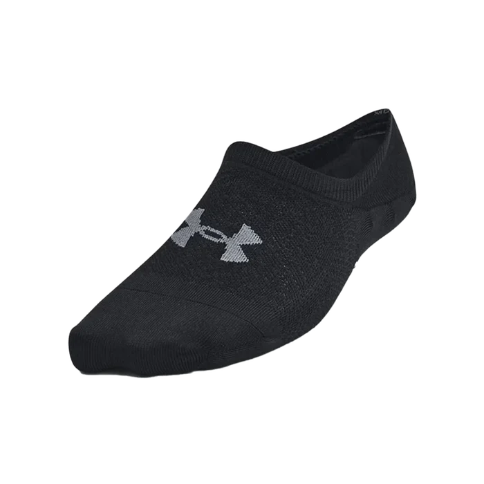 UA Women's Breathe Lite 6-Pack Liner Socks Black Color