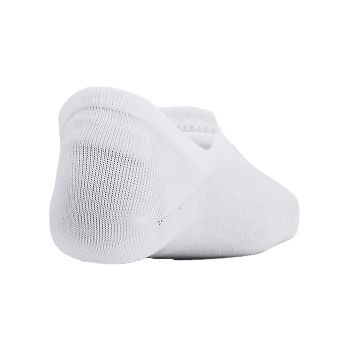 UA Women's Breathe Lite 6-Pack Liner Socks White Color.