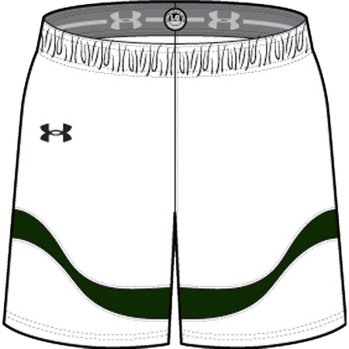 S / White / Forest Green / Black