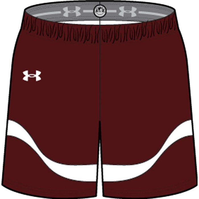 Maroon / White / White