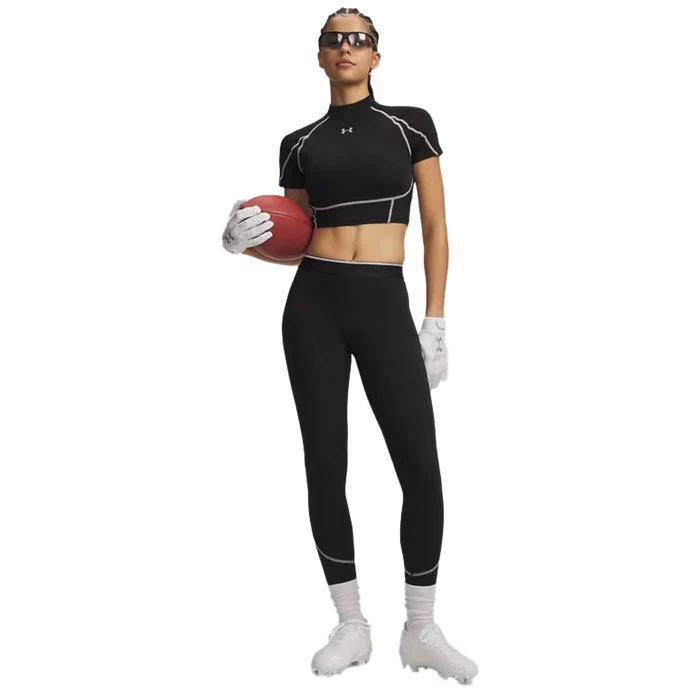 UA Women's HeatGear Elite Leggings black color