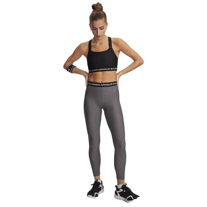 UA Women's HeatGear Leggings gray color.