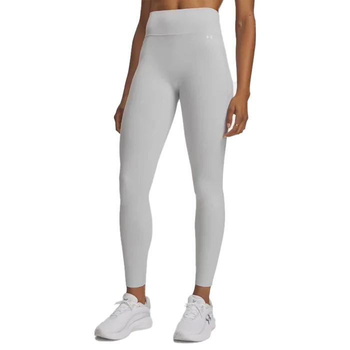 UA Women's Motion Ankle Leggings gray color.