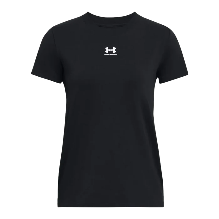 UA Women's Rival Core Short Sleeve black Color