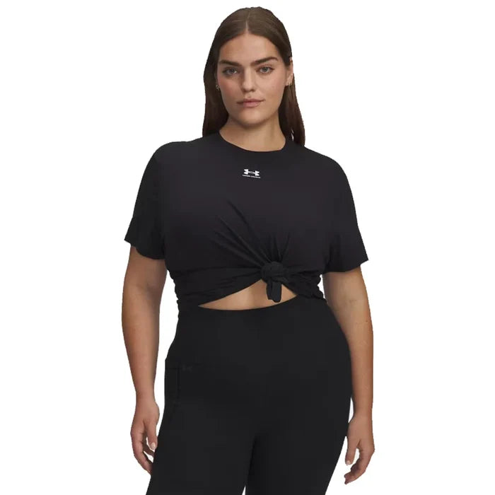 UA Women's Rival Core Short Sleeve black color