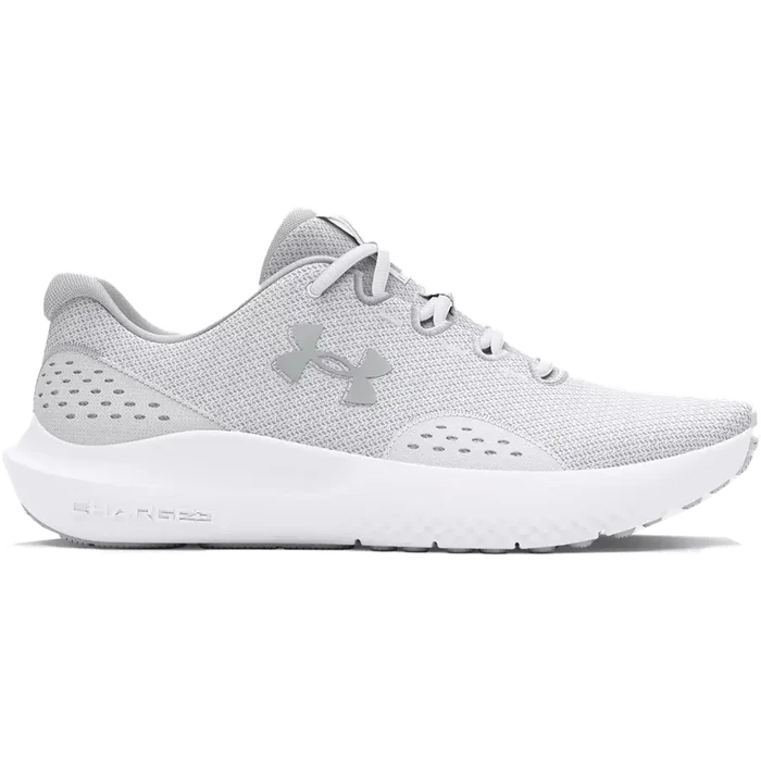 UA Women's Surge 4 Wide (D) Running Shoes Grey Color.