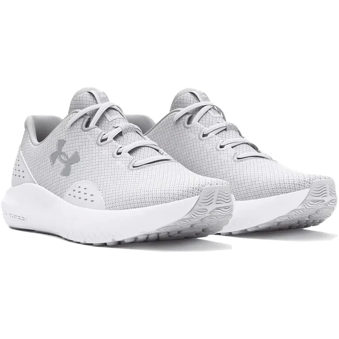 UA Women's Surge 4 Wide (D) Running Shoes Grey Color.