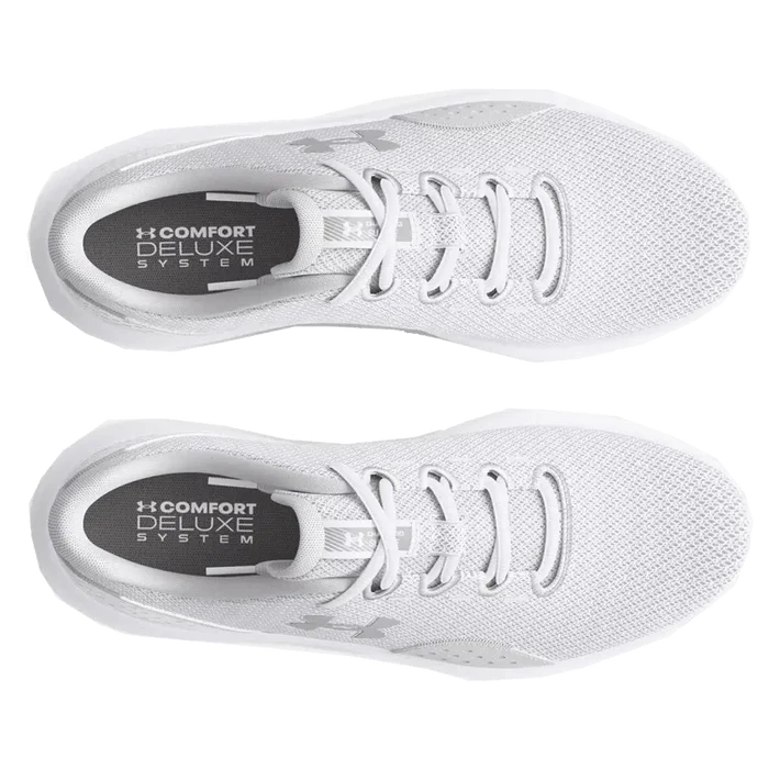 UA Women's Surge 4 Wide (D) Running Shoes Grey Color.