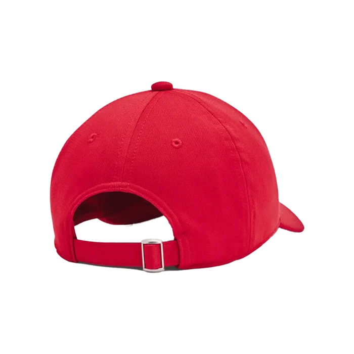 UA Youth Boy's Blitzing Low Adjustable Cap Red Color.