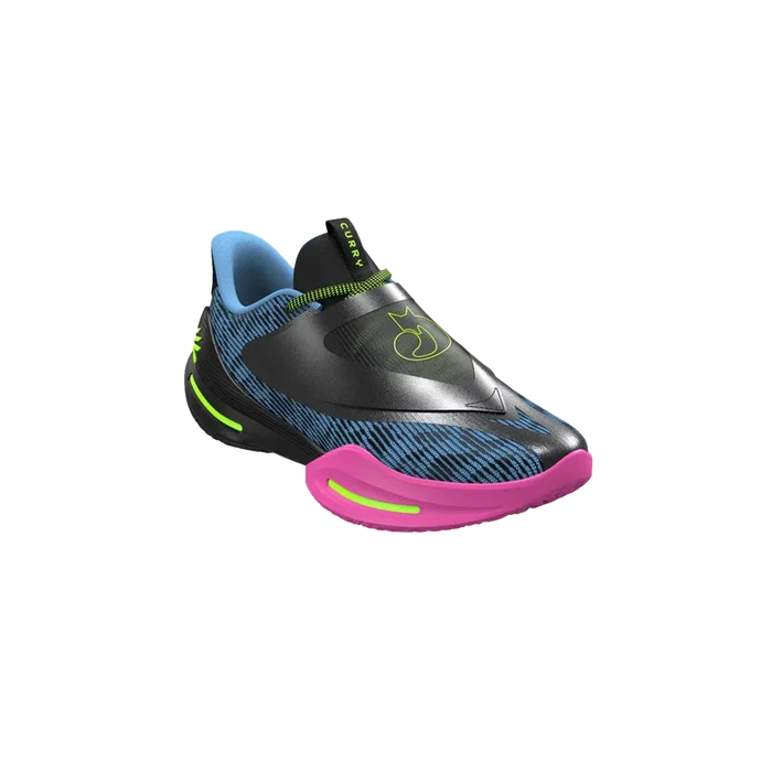 UA Youth D. Fox 3 Grade School Basketball Shoes Blue Color