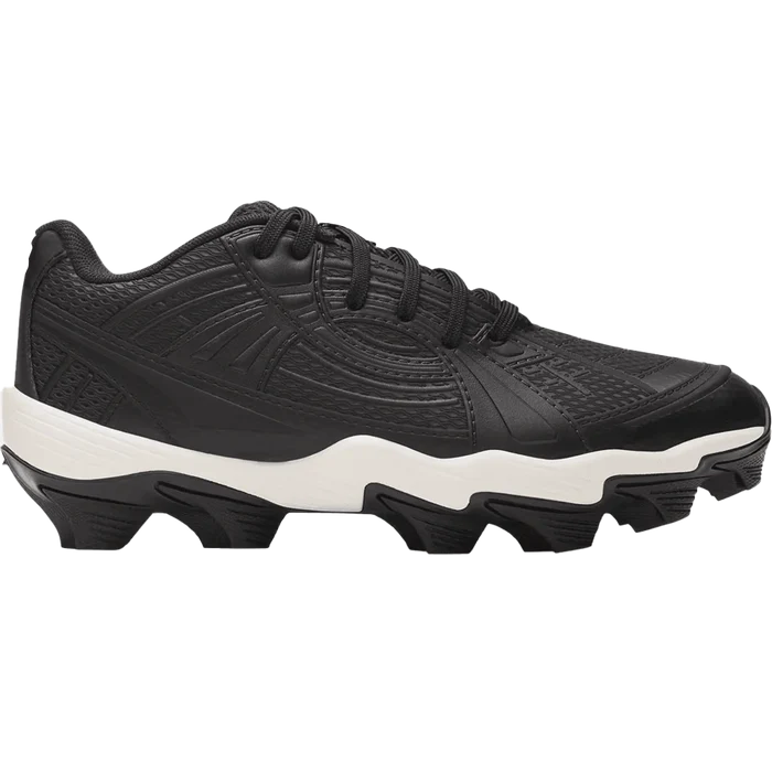 UA Youth Girls Glyde Sola RM Jr. Softball Cleats Black color