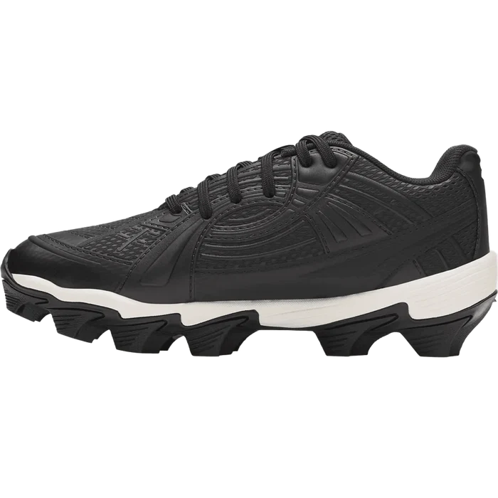 UA Youth Girls Glyde Sola RM Jr. Softball Cleats Black color