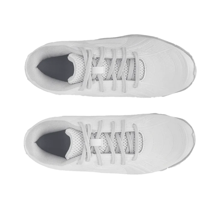 UA Youth Girls Glyde Sola RM Jr. Softball Cleats White color