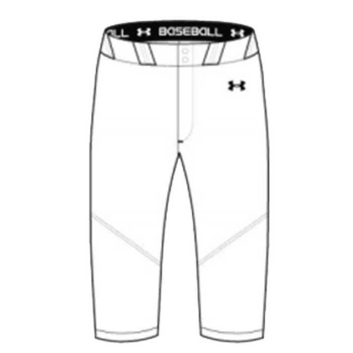 UA Youth Icon 2.0 Knicker Pant White Color