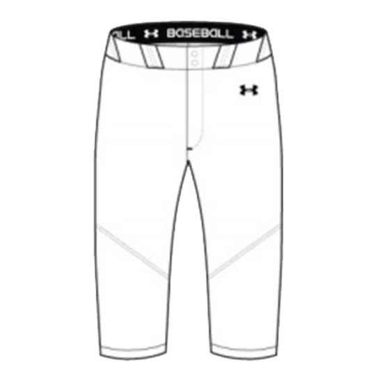 UA Youth Icon 2.0 Knicker Pant White Color