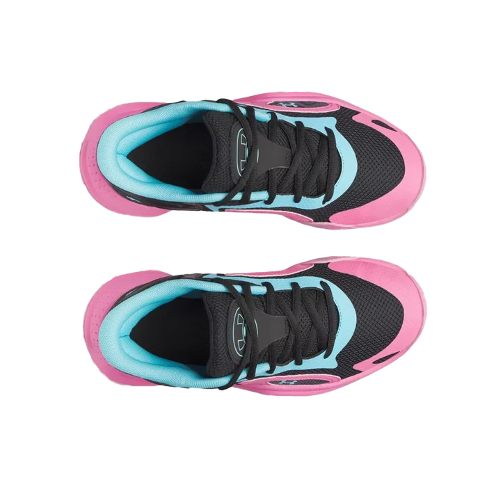 UA Youth Jet '25 Grade School Basketball Shoes Pink Color
