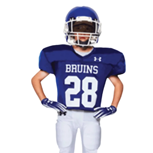 UA Youth Pipeline Football Practice Jersey Navy color
