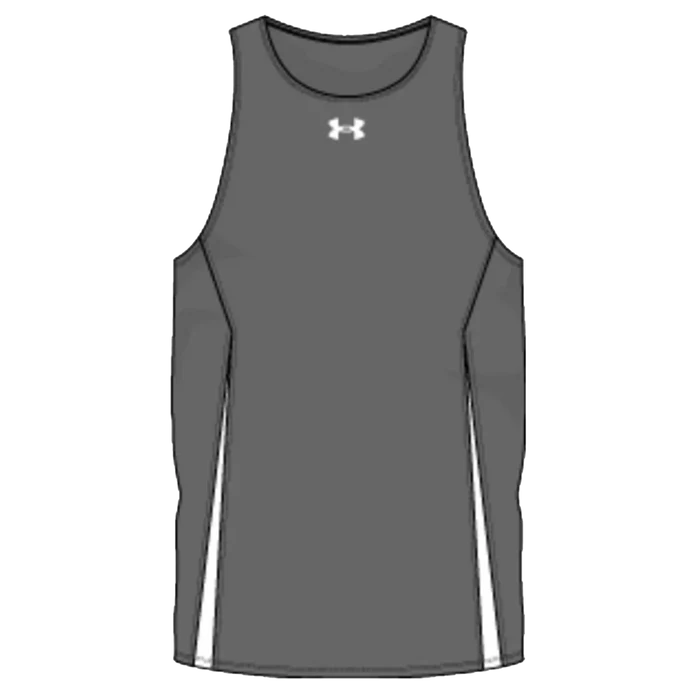 UA Youth stock pace singlet Grey color