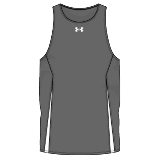 UA Youth stock pace singlet Grey color