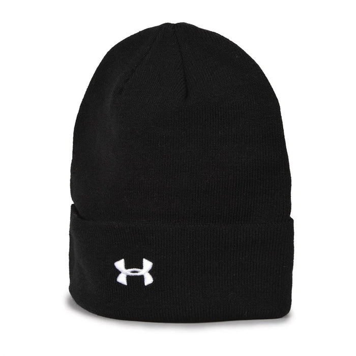 UAB431 Rollup Knit Beanie Black Color.