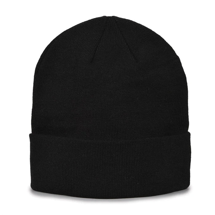 UAB431 Rollup Knit Beanie Black Color.