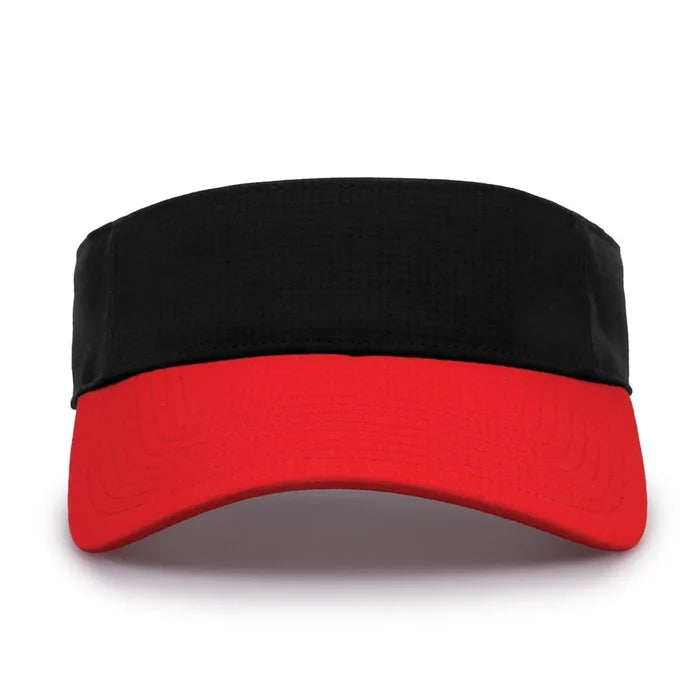 UAB440 Airvent Visor Black/Red Color.