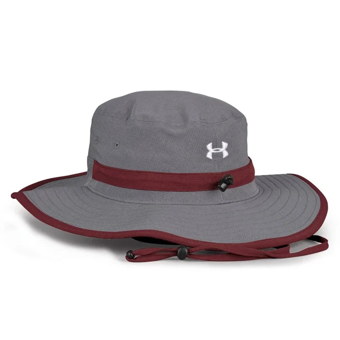 UAB450 Airvent Boonie Grey/Maroon  Color.