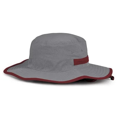 UAB450 Airvent Boonie Grey/Maroon  Color.
