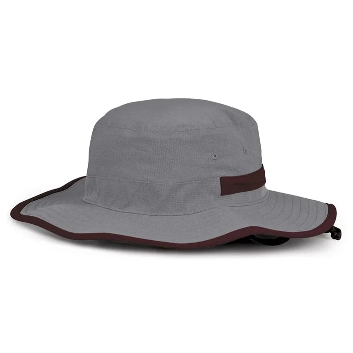 UAB450 Airvent Boonie Grey/Maroon Color..