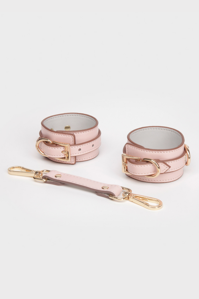 Vegan Leather Bondage Cuffs