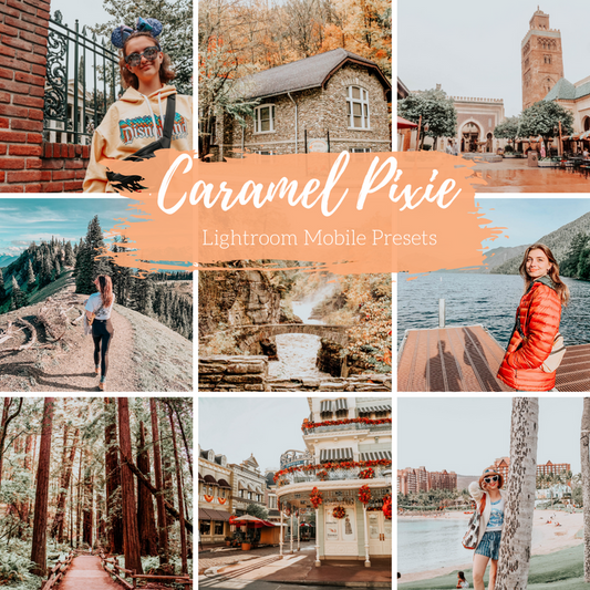 Warm Caramel Presets Mobile Lightroom Preset - 3 Presets