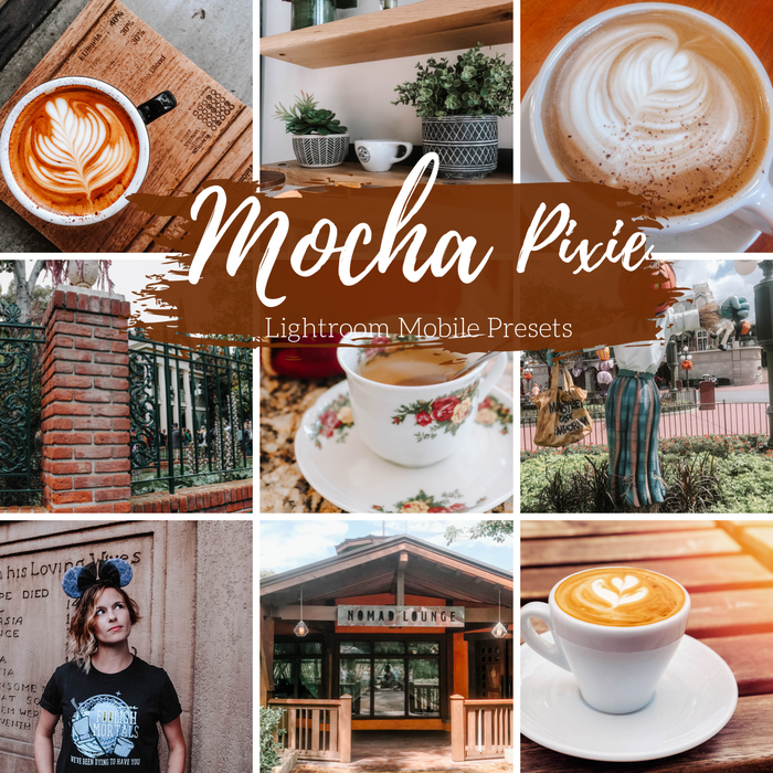Warm Mocha Coffee Presets Mobile Lightroom Presets - 3 Presets