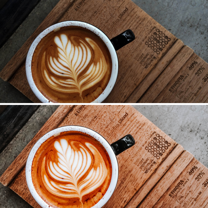 Warm Mocha Coffee Presets Mobile Lightroom Presets - 3 Presets