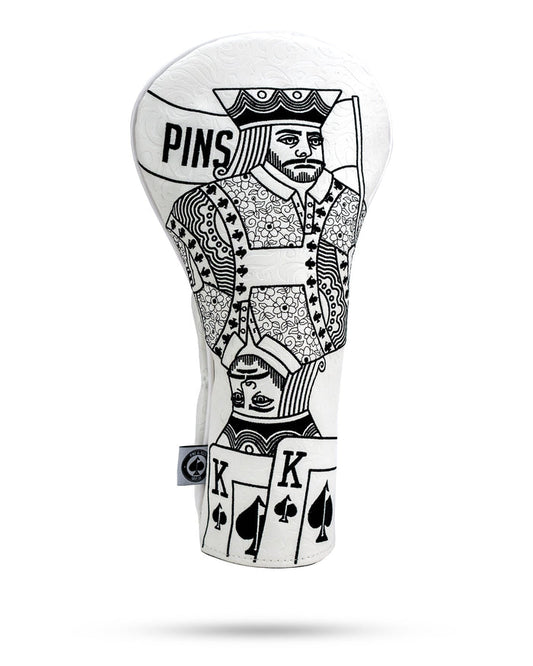 White Out King of Spades - Driver Cover