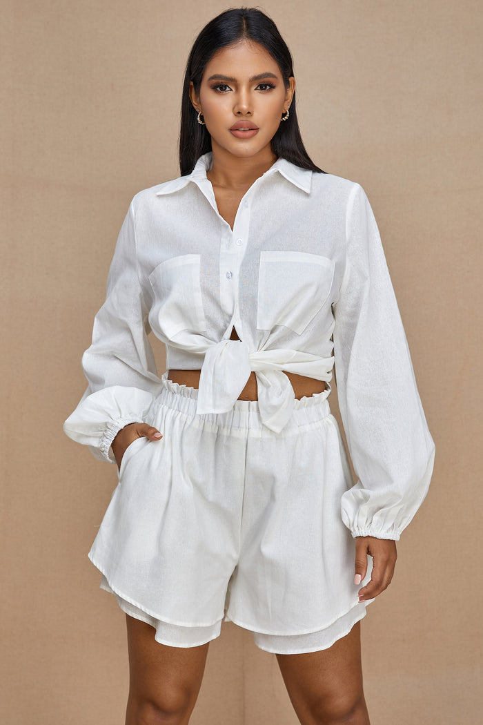 White Vacation Lounge Set