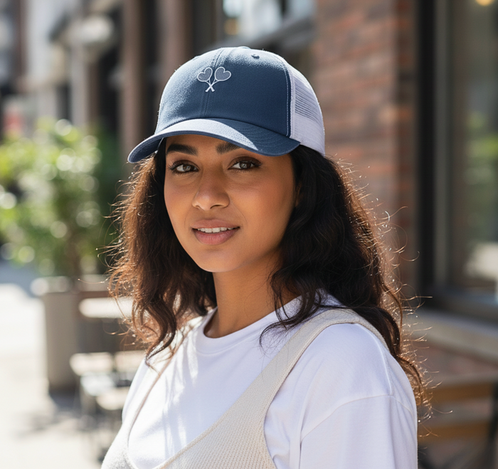 White Washed Trucker Cap