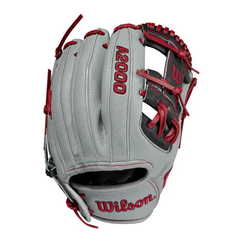 Wilson A2000 DP15SS Model 11.5" Infield Baseball Glove Pedroia Fit Gray