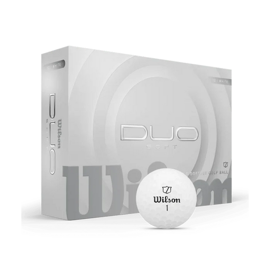 Wilson Duo Soft Golf Ball 12-Ball White color