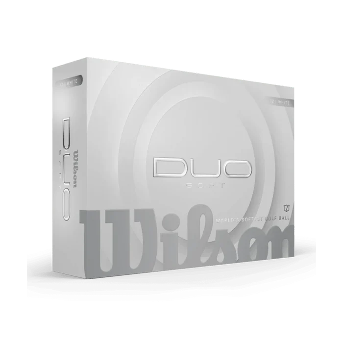 Wilson Duo Soft Golf Ball 12-Ball White color