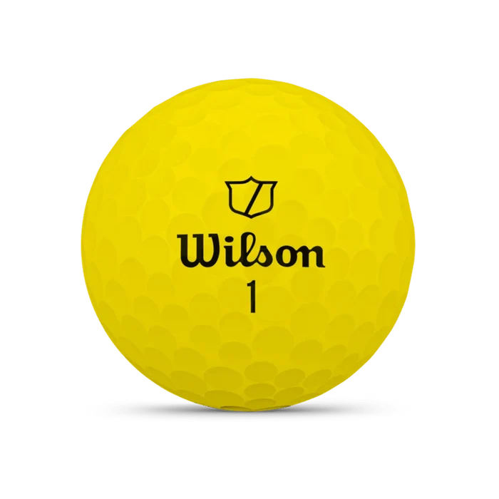 Wilson Duo Soft Golf Ball 12-Ball Yellow color