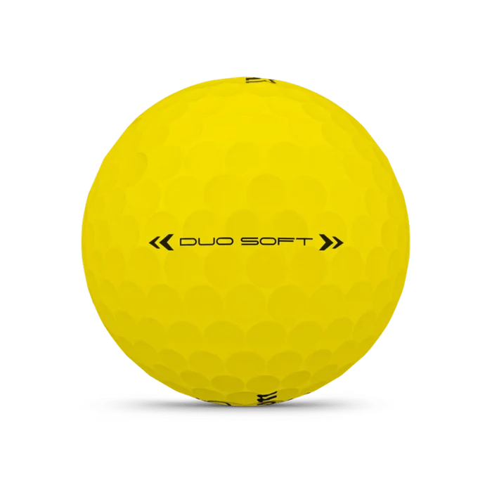 Wilson Duo Soft Golf Ball 12-Ball Yellow color